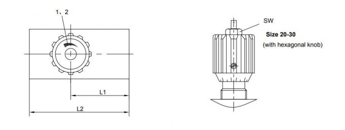 Переменный гидравлический клапан подачи в линии 375 Л/МИН продел нитку 350Бар НГ6-30 ДВ (п)